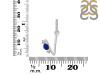 Lapis & White Topaz Alphabet V Pendant LLP-RDA-100.