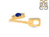 Lapis & White Topaz Alphabet V Pendant LLP-RDA-100.