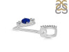 Lapis & White Topaz Alphabet V Pendant LLP-RDA-100.