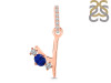 Lapis & White Topaz Alphabet Y Pendant LLP-RDA-103.
