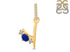 Lapis & White Topaz Alphabet Y Pendant LLP-RDA-103.