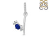 Lapis & White Topaz Alphabet Y Pendant LLP-RDA-103.