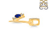 Lapis & White Topaz Alphabet Y Pendant LLP-RDA-103.