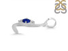 Lapis & White Topaz Alphabet L Pendant LLP-RDA-12.