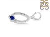 Lapis & White Topaz Alphabet O Pendant LLP-RDA-15.
