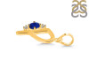 Lapis & White Topaz Alphabet P Pendant LLP-RDA-16.