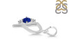 Lapis & White Topaz Alphabet P Pendant LLP-RDA-16.