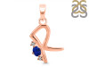 Lapis & White Topaz Alphabet R Pendant LLP-RDA-18.
