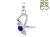 Lapis & White Topaz Alphabet R Pendant LLP-RDA-18.