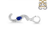 Lapis & White Topaz Alphabet S Pendant LLP-RDA-19.