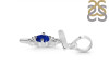 Lapis & White Topaz Alphabet T Pendant LLP-RDA-20.