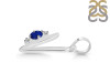Lapis & White Topaz Alphabet V Pendant LLP-RDA-22.