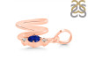 Lapis & White Topaz Alphabet W Pendant LLP-RDA-23.