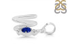Lapis & White Topaz Alphabet W Pendant LLP-RDA-23.