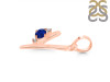Lapis & White Topaz Alphabet Y Pendant LLP-RDA-25.
