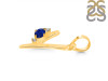 Lapis & White Topaz Alphabet Y Pendant LLP-RDA-25.