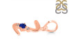 Lapis & White Topaz Alphabet Z Pendant LLP-RDA-26.