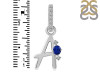 Lapis & White Topaz Alphabet A Pendant LLP-RDA-27.
