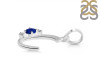 Lapis & White Topaz Alphabet C Pendant LLP-RDA-3.