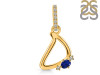 Lapis & White Topaz Alphabet D Pendant LLP-RDA-30.