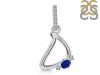 Lapis & White Topaz Alphabet D Pendant LLP-RDA-30.