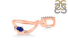 Lapis & White Topaz Alphabet D Pendant LLP-RDA-30.