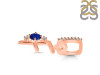 Lapis & White Topaz Alphabet F Pendant LLP-RDA-32.