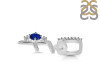 Lapis & White Topaz Alphabet F Pendant LLP-RDA-32.