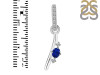 Lapis & White Topaz Alphabet I Pendant LLP-RDA-35.