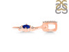 Lapis & White Topaz Alphabet I Pendant LLP-RDA-35.