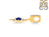Lapis & White Topaz Alphabet I Pendant LLP-RDA-35.