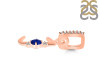Lapis & White Topaz Alphabet J Pendant LLP-RDA-36.