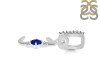 Lapis & White Topaz Alphabet J Pendant LLP-RDA-36.