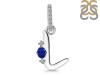 Lapis & White Topaz Alphabet L Pendant LLP-RDA-38.