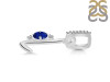 Lapis & White Topaz Alphabet L Pendant LLP-RDA-38.