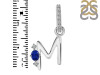 Lapis & White Topaz Alphabet M Pendant LLP-RDA-39.
