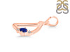 Lapis & White Topaz Alphabet D Pendant LLP-RDA-4.