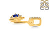 Lapis & White Topaz Alphabet N Pendant LLP-RDA-40.