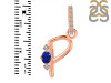 Lapis & White Topaz Alphabet P Pendant LLP-RDA-42.