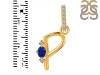 Lapis & White Topaz Alphabet P Pendant LLP-RDA-42.