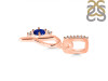 Lapis & White Topaz Alphabet P Pendant LLP-RDA-42.