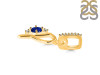 Lapis & White Topaz Alphabet P Pendant LLP-RDA-42.