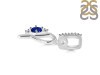 Lapis & White Topaz Alphabet P Pendant LLP-RDA-42.