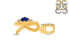 Lapis & White Topaz Alphabet R Pendant LLP-RDA-44.