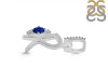 Lapis & White Topaz Alphabet R Pendant LLP-RDA-44.