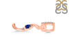 Lapis & White Topaz Alphabet S Pendant LLP-RDA-45.