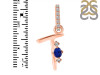 Lapis & White Topaz Alphabet T Pendant LLP-RDA-46.
