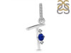 Lapis & White Topaz Alphabet T Pendant LLP-RDA-46.