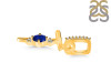 Lapis & White Topaz Alphabet T Pendant LLP-RDA-46.
