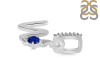 Lapis & White Topaz Alphabet W Pendant LLP-RDA-49.